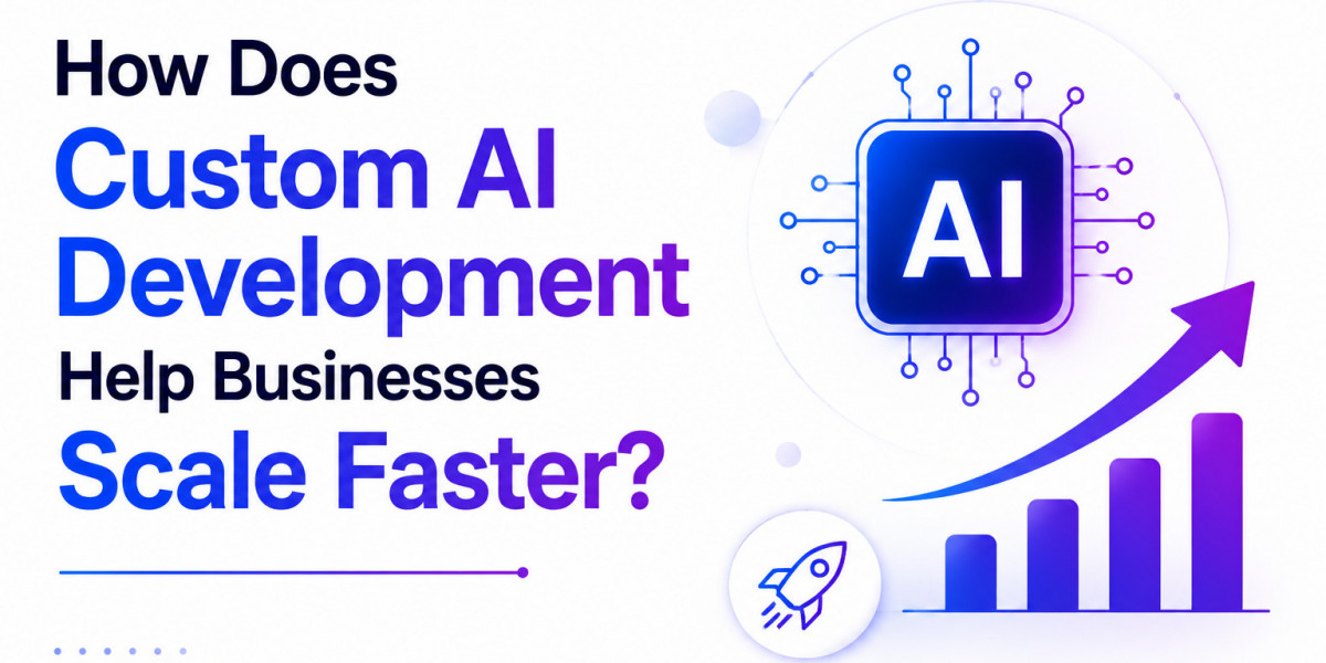 How Does Custom AI Development Help Businesses Scale Faster?
