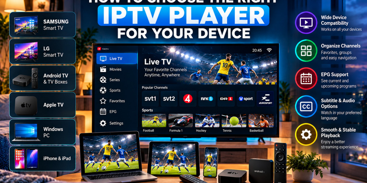 How to Choose the Right IPTV Player for Your Device